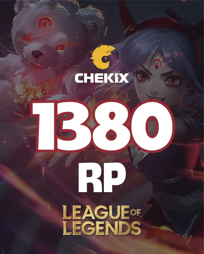 League Of Legends 1380 RP